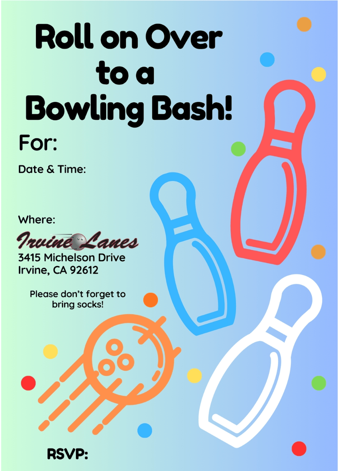 Bday Digital Invite Template
