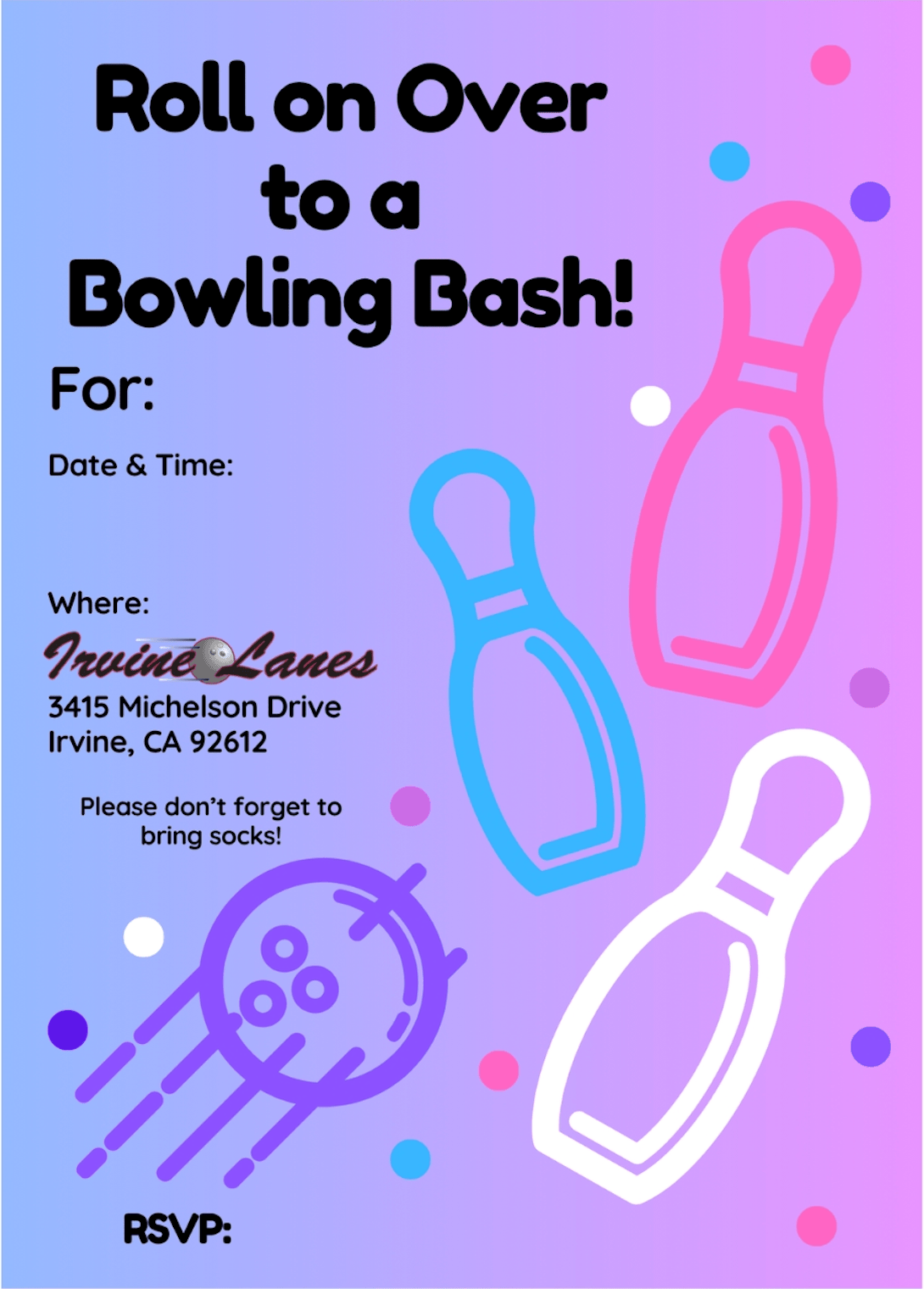 Bday Digital Invite Template